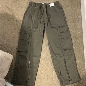 Abercrombie and Fitch High Rise Baggy Cargo Pants